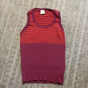 Nike Golf Women’s Pink and Purple Wool Blend Sleeveless Knit Top XL